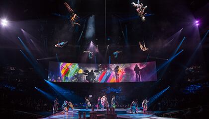 Get Back from the show The Beatles LOVE by Cirque du Soleil